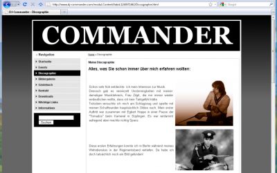Homepage für DJ-Commander aus Haldensleben