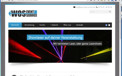 Webseite für WOS-Event-Service UG